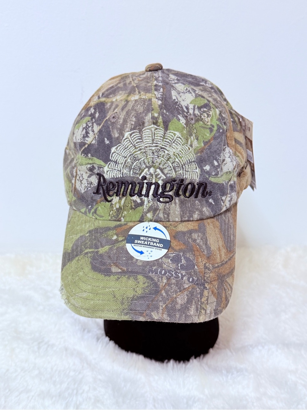 Remington Brown & Green Camo Logo Baseball Hat OS New with tags!